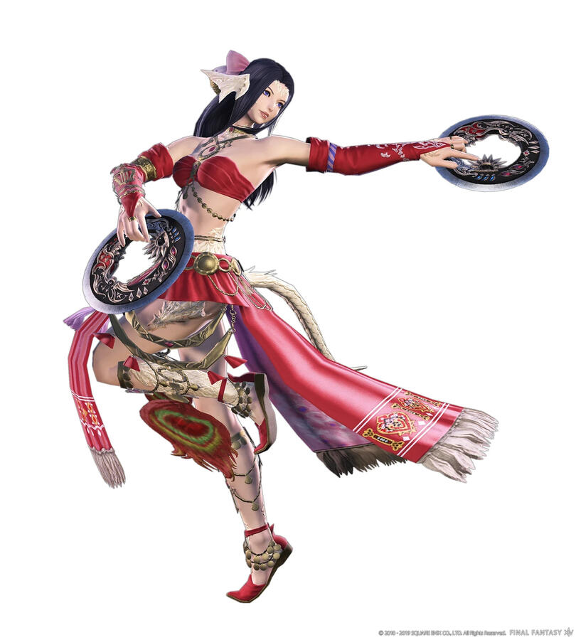 Dancer A render of FF14's Dancer class.