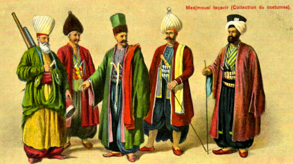 19th Centruy Ottomans in Shalvar